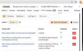 ahrefs linkbuilding